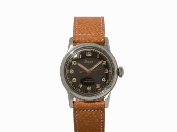 Military wristwatch for the French armed forces (Armee Francaise) by 
																			 STOWA