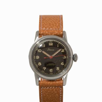 Military wristwatch for the French armed forces (Armee Francaise) by 
																			 STOWA