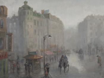 Plaza con Niebla by 
																			Boris Kriukiv