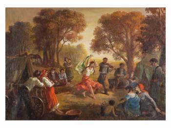 Baile de Gitanos by 
																			Boris Kriukiv