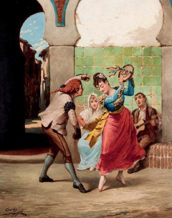 Baile en la calle by 
																	Francisco Javier Ortego y Vereda