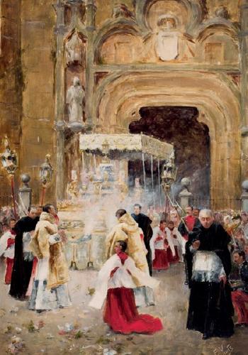 Procesión de las Santas Formas (Alcalá) by 
																	Felix Yuste Peinado