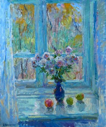 A window of my studio by 
																			Viktor Romanovitch Lefimenko