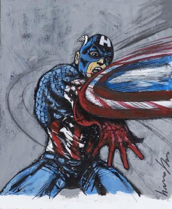 Captain America (Bouclier) by 
																	Virginio Vona