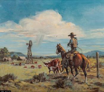 Untitled ranch scene by 
																			Fred Harman