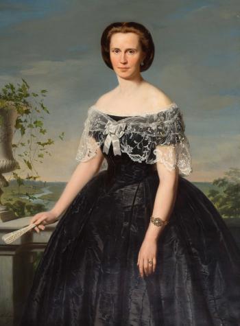 Portret van een heer; Portret van een elegante vrouw by 
																	Robert van Eysden