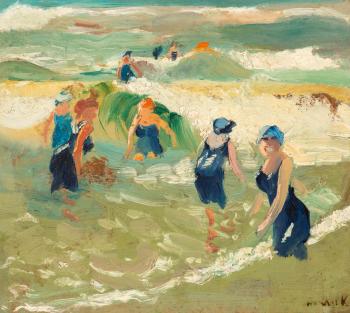 Bathers at sea by 
																	Harrie Kuyten