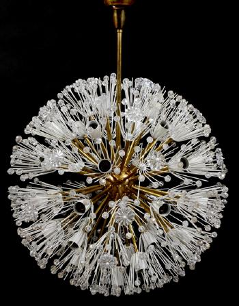 Snowball chandelier by 
																			Rupert Nikoll