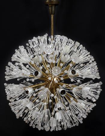 Snowball chandelier by 
																			Emil Stejnar