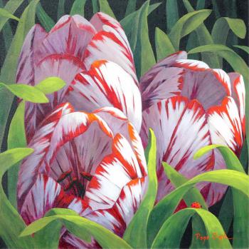 Spring Garden Tulips by 
																	Page Ough