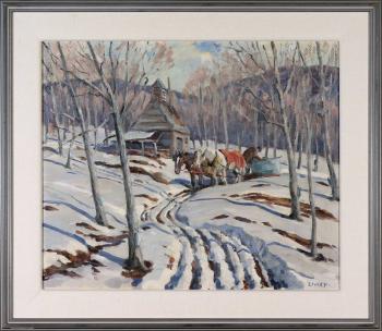 Sugaring, Baie St-Paul by 
																			Douglas Lawley