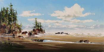 In a Moment (A Fresh Day On A Vancouver Island Beach) by 
																			Allan Dunfield