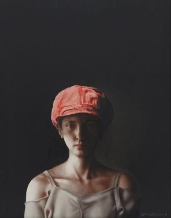 Untitled (Girl in red cap) by 
																			 Lui Liu