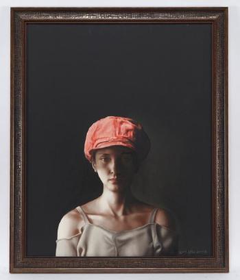 Untitled (Girl in red cap) by 
																			 Lui Liu