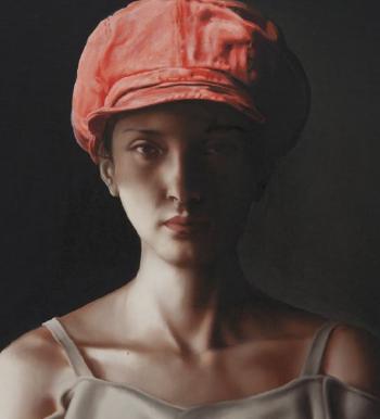 Untitled (Girl in red cap) by 
																			 Lui Liu