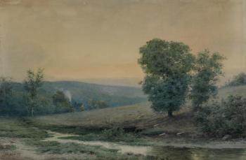 Sunset in the Blueridge by 
																	Edwin Lamasure