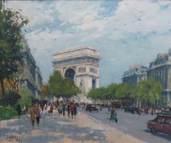 Arc de Triomphe, Paris by 
																	Jean Salabet