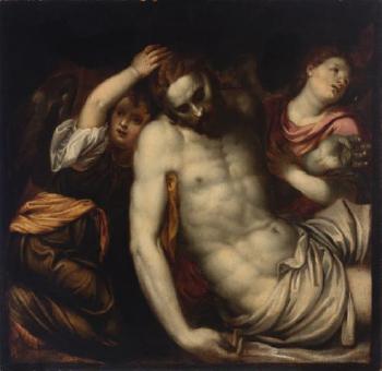 The Lamentation of Christ by 
																	Alessandro Varotari
