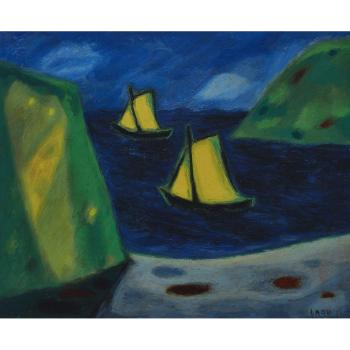Sailboats by 
																			Antonio Lago Rivera