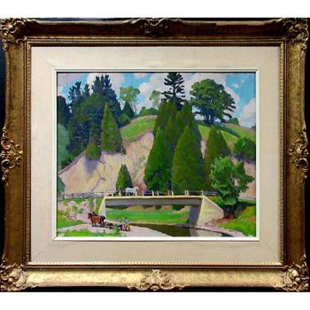 Bridge at Pinecove by 
																			Frederick Stanley Haines