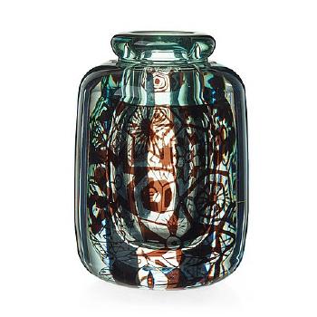 Graal' Glass Vase by 
																			 Orrefors Glassworks