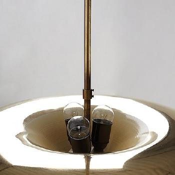 Swedish Modern Ceiling Lamp by 
																			Harald Notini