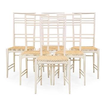 A Set Of Six 'Poem' Chairs by 
																			Eric Chambert