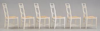 A Set Of Six 'Poem' Chairs by 
																			Eric Chambert