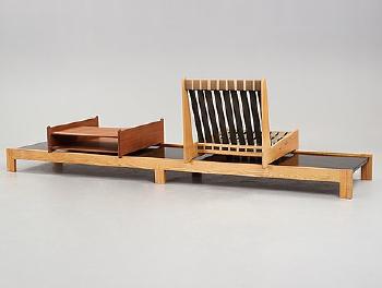Bench With a Chair And a Table by 
																			Torsten Johansson