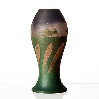 Cameo Glass Vase by 
																			Axel Enoch Boman