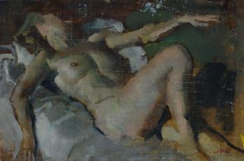 Nudo Femminile Disteso by 
																	Giulio Salti
