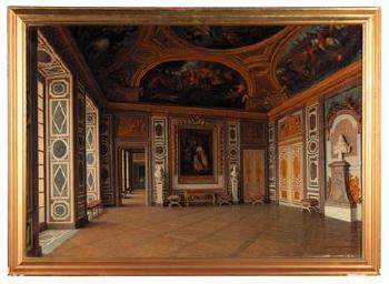 Interior of the Palace of Versailles by 
																	J Jaunbersin