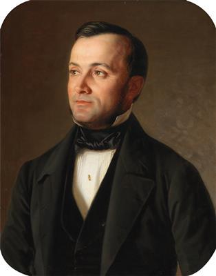Portrait of Johann von Waller (1811-1880) by 
																			Eduard von Engaerth