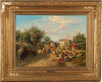 Visit to the village by 
																			Wilhelm Emele