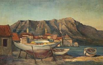 Mediterranean motif by 
																	Rudolf Hanych