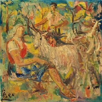 The shepherd by 
																	Rudolf Raimund Ballabene