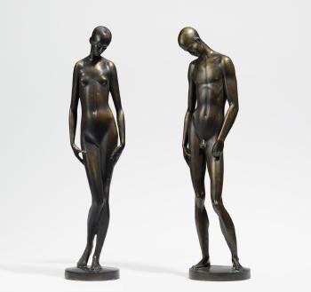 Adam und Eva (Adam and Eve) by 
																	Josef Enseling