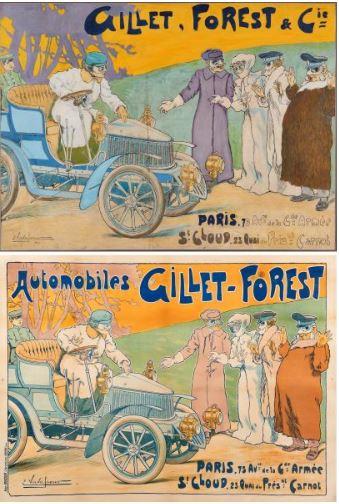Gillet-Forest and Cie - Projet originale. Gillet-Forest and Cie - affiche by 
																			Eugene Vavasseur