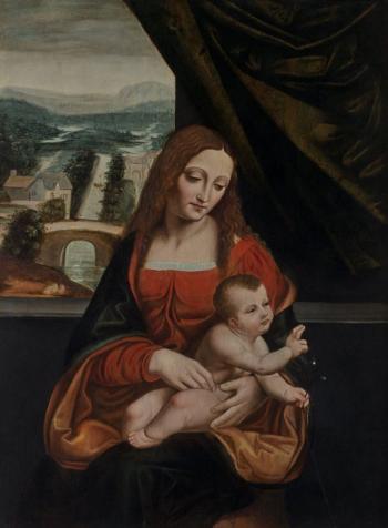 La Vierge à l’Enfant by 
																	Marco d'Oggiono
