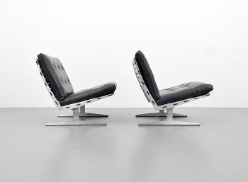 Pair of Caravelle lounge chairs by 
																			Paul Leidersdorff