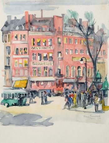 Paris - Rue de Turbigo by 
																	Franz Gaudeck