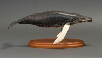 Carving of a Humpback Whale by 
																			Elis P Olivia