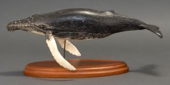 Carving of a Humpback Whale by 
																			Elis P Olivia