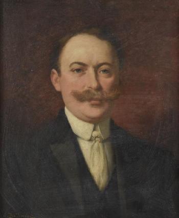 Portrait d'homme by 
																	Jules Frederic Ballavoine