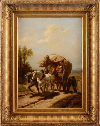 Le chariot dans la montée by 
																	Alexandre Josquin