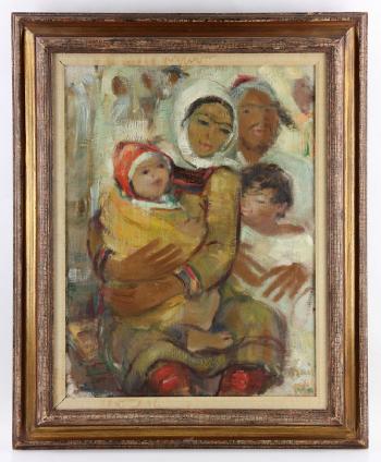 Portrait of a family by 
																			Sultana Soroujoun