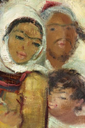 Portrait of a family by 
																			Sultana Soroujoun