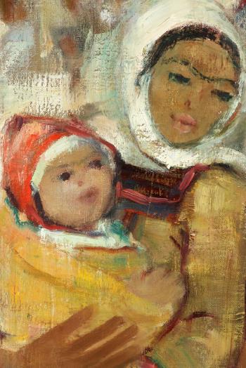 Portrait of a family by 
																			Sultana Soroujoun