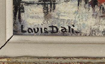 Parisian Street Scenes by 
																			Louis Dali