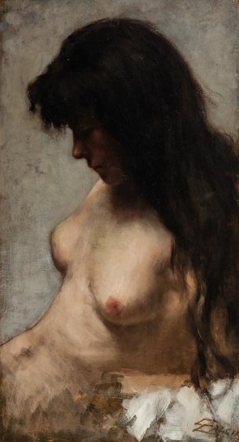 Nudo di donna by 
																	Cesare Calchi Novati